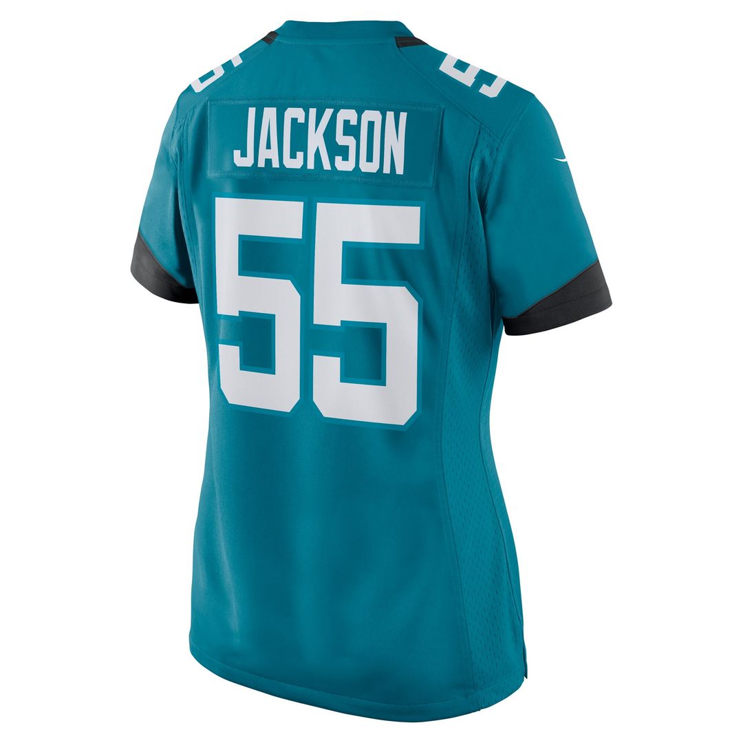 Dequan Jackson Jacksonville Jaguars Women's Game Jersey - Teal