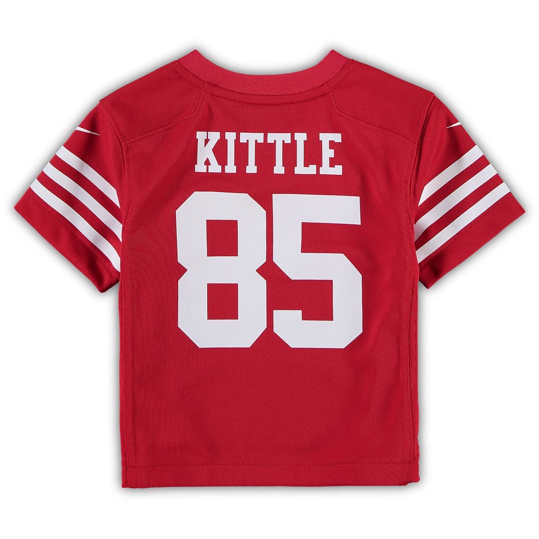 George Kittle San Francisco 49ers Toddler Game Jersey - Scarlet