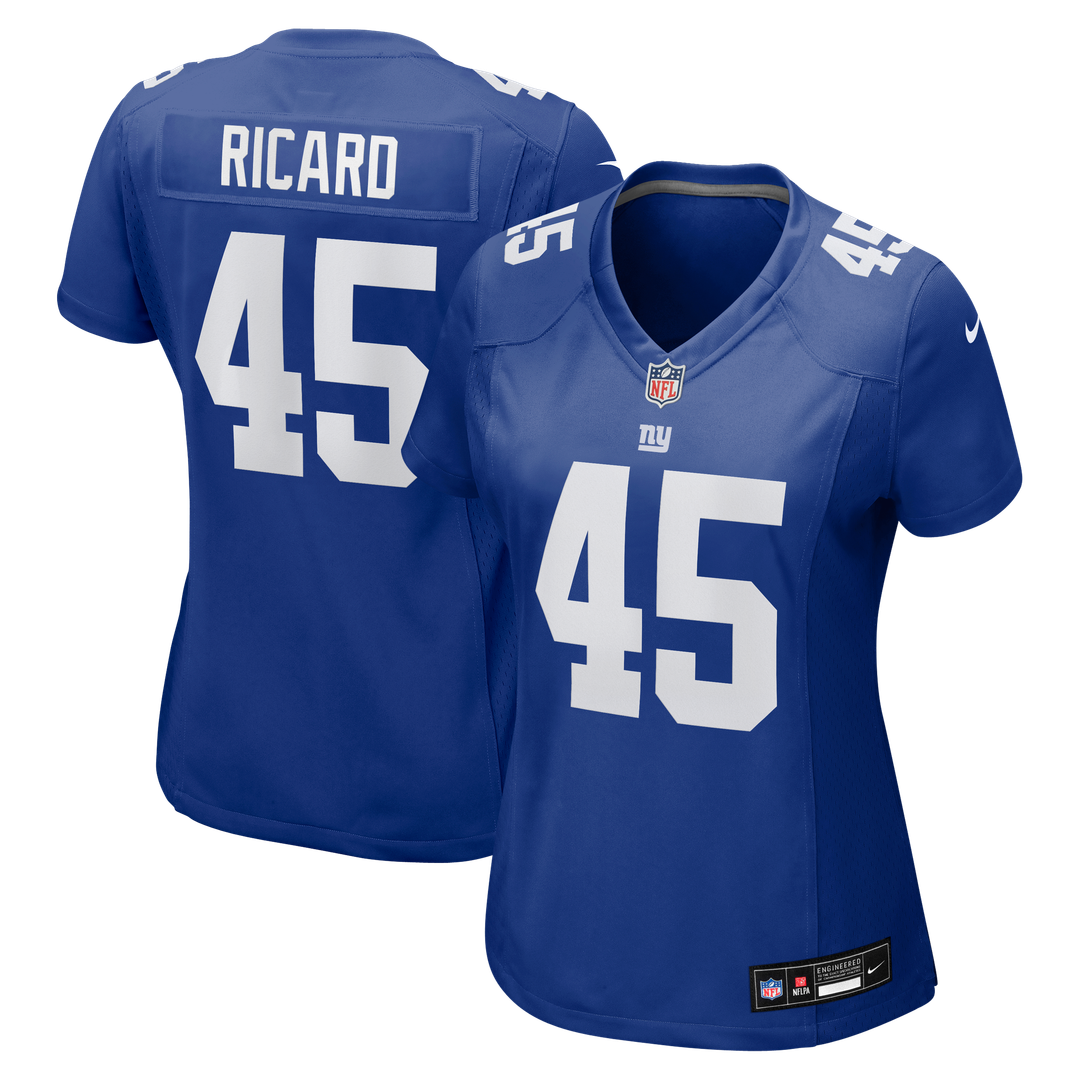 Patrick Ricard New York Giants Women's Team Game Jersey - Royal