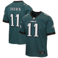 A.J. Brown Philadelphia Eagles Nike Youth Team Game Jersey - Midnight Green