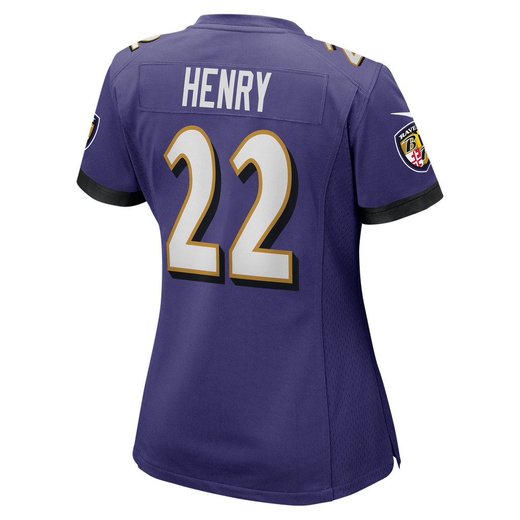 Derrick Henry Baltimore Ravens Women's Game Player Jersey - Purple