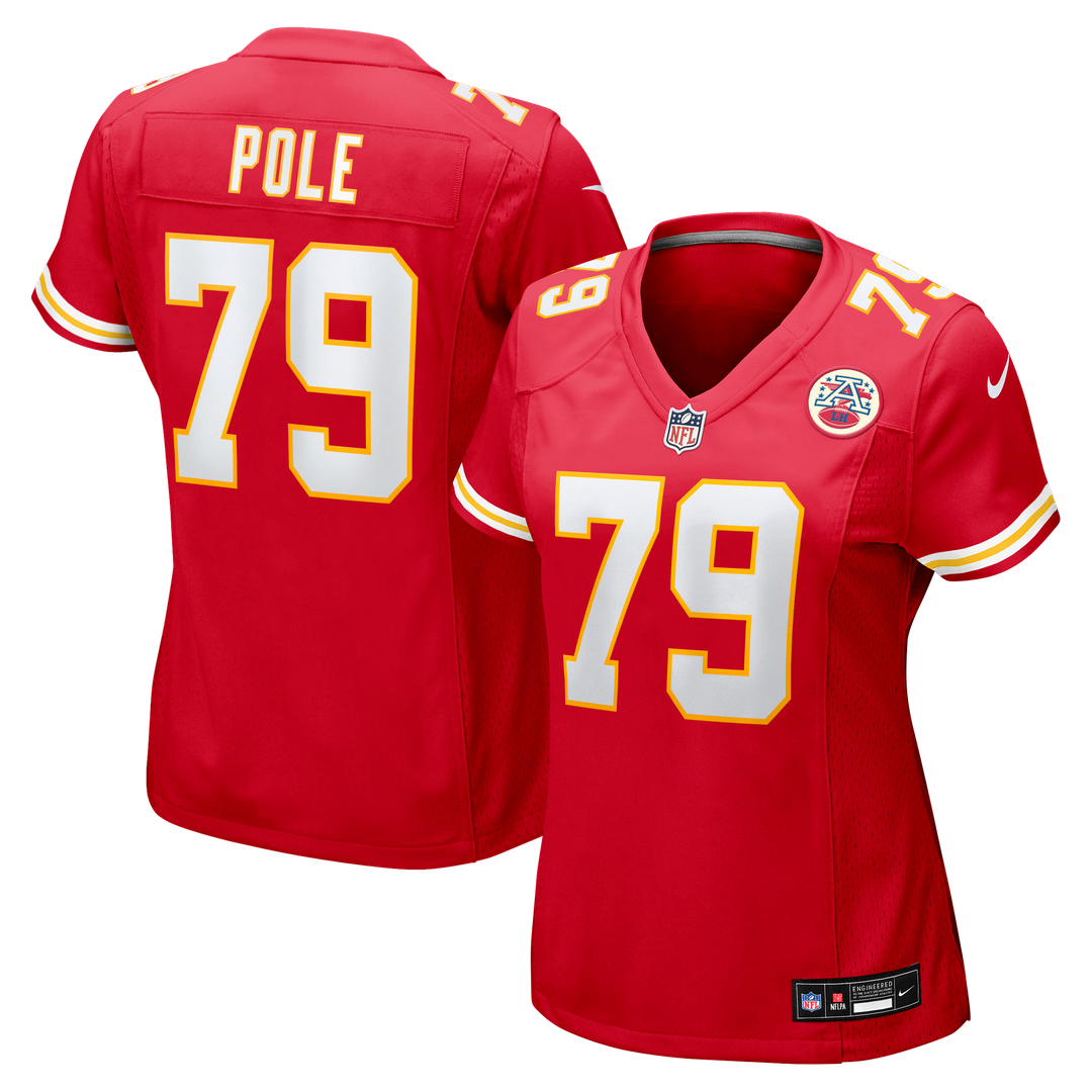 Esa Pole Kansas City Chiefs Women's Team Game Jersey - Red