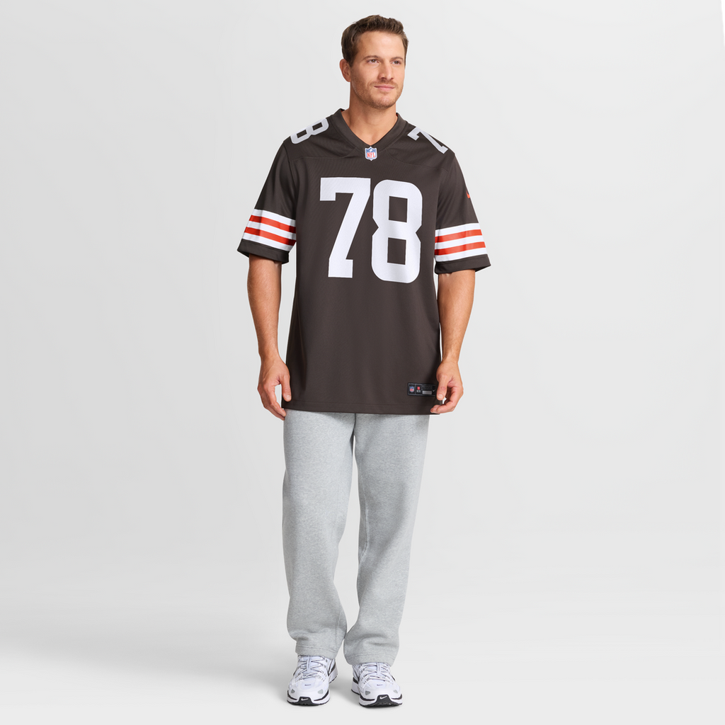 Jack Conklin Cleveland Browns Team Game Jersey - Brown