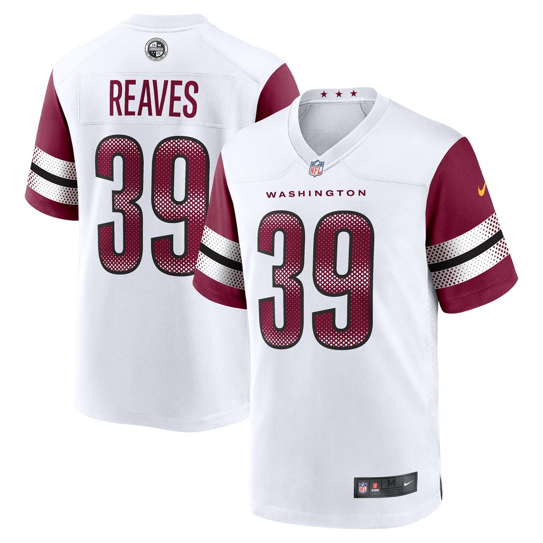 Jeremy Reaves Washington Commanders Game Jersey - White