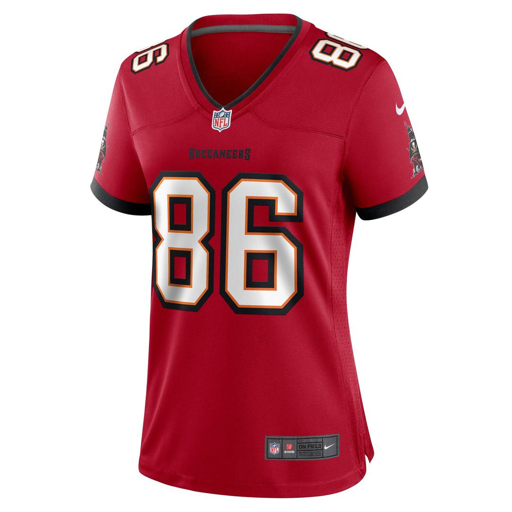 Evan Deckers Tampa Bay Buccaneers Women's Team Game Jersey - Red