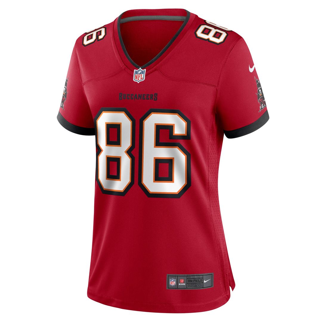Evan Deckers Tampa Bay Buccaneers Women's Team Game Jersey - Red