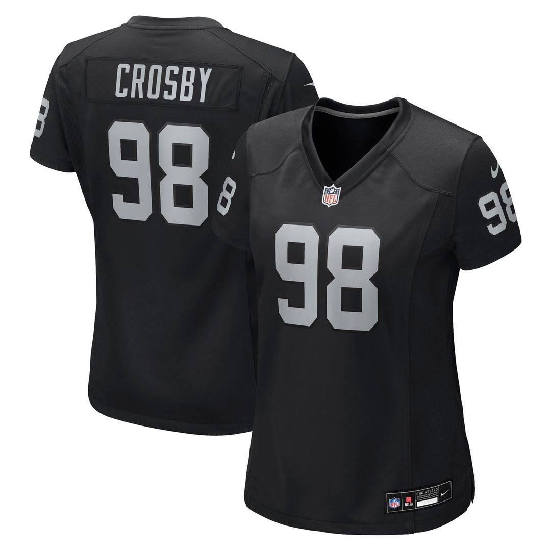 Maxx Crosby Las Vegas Raiders Women's Jersey - Black