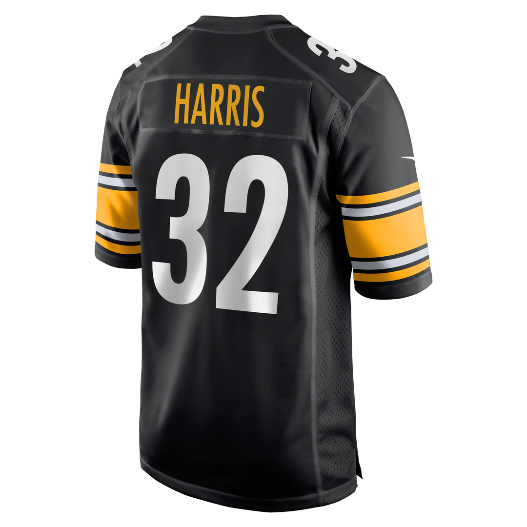 Franco Harris Pittsburgh Steelers Game Retired Player Jersey - Black