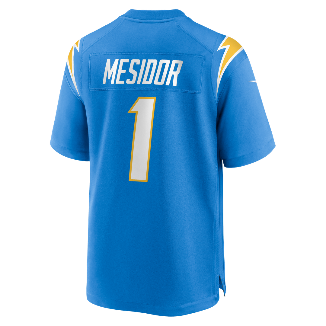Akheem Mesidor Los Angeles Chargers 2026 Draft First Round Pick No. 22 Team Game Jersey - Powder Blue