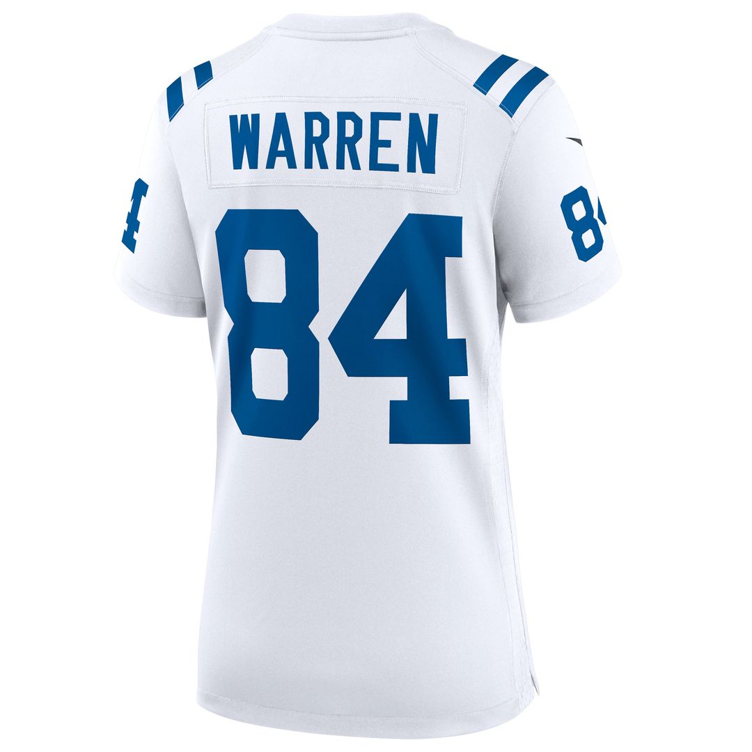 Tyler Warren Indianapolis Colts Women's Game Jersey - White