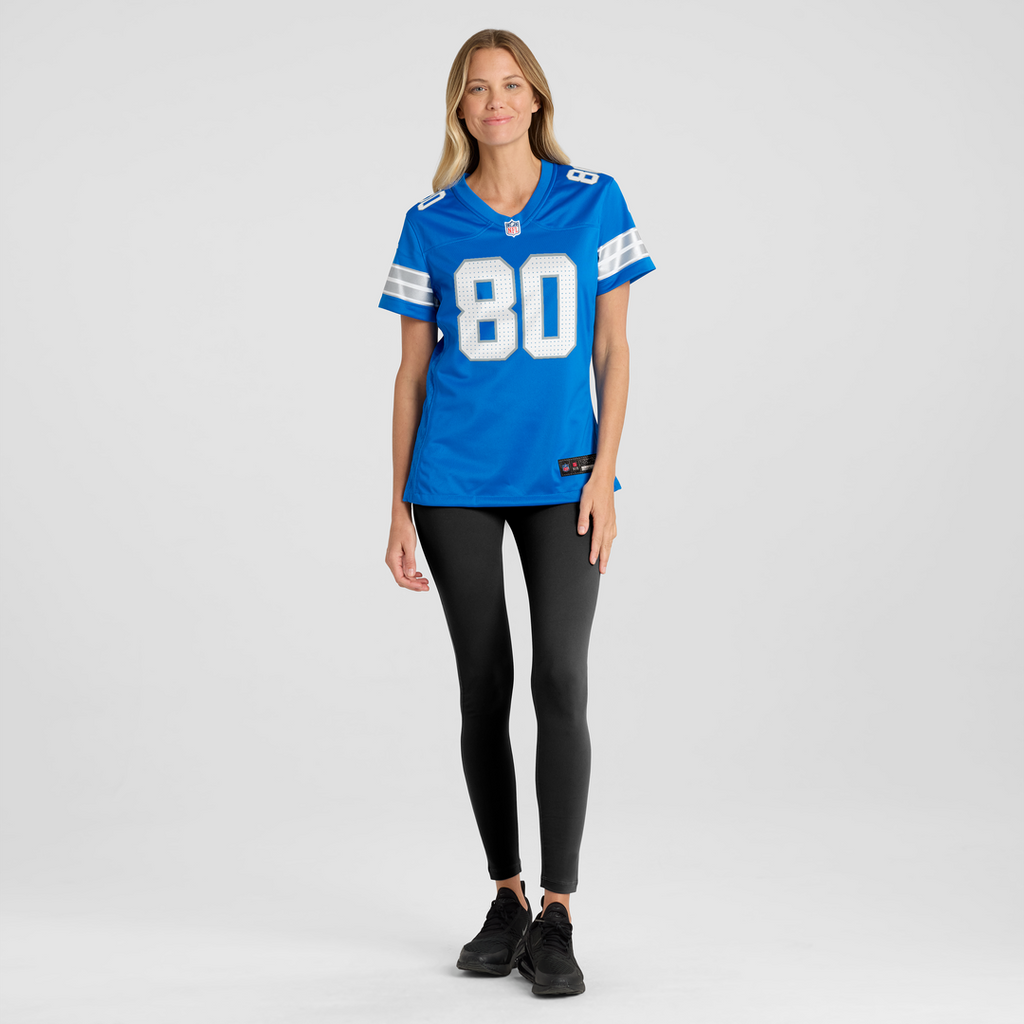 Malik Cunningham Detroit Lions Women's Team Game Jersey - Blue
