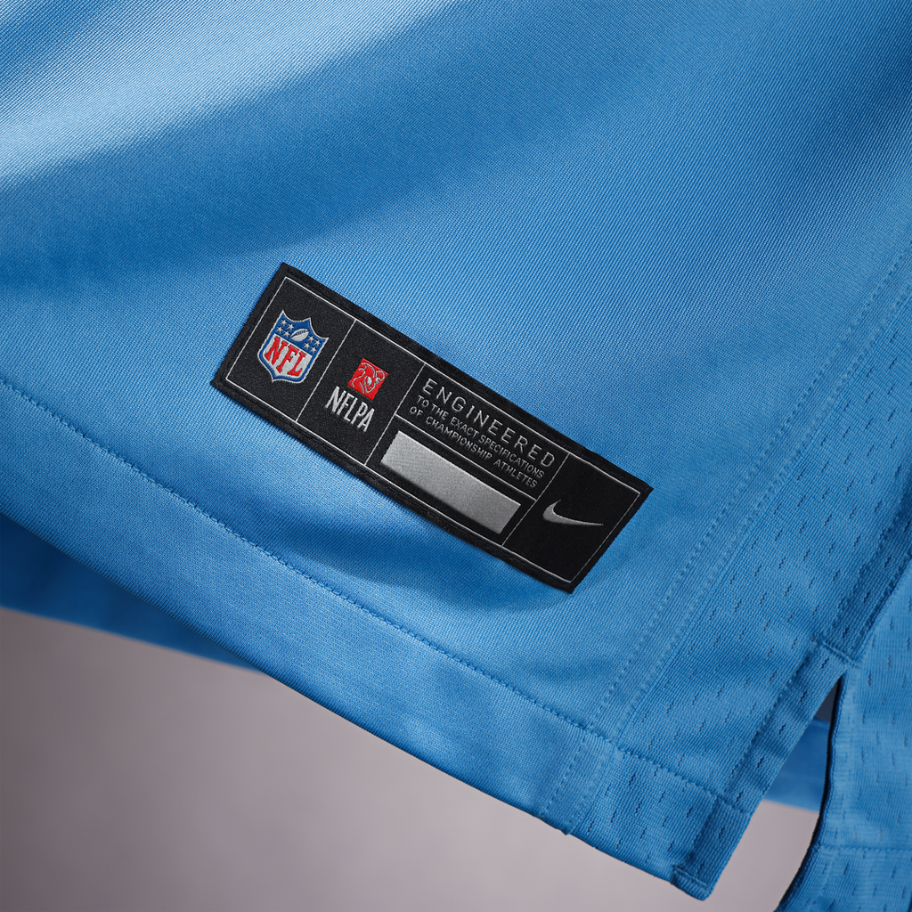 Keldric Faulk Tennessee Titans 2026 Draft First Round Pick No.31 Game Jersey - Light Blue