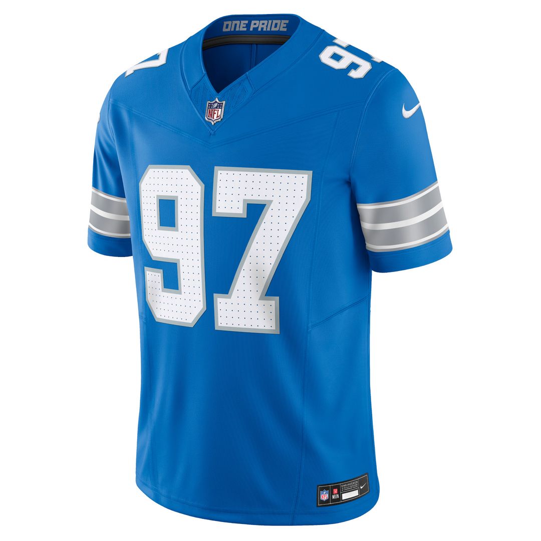 Aidan Hutchinson Detroit Lions Team Vapor F.U.S.E. Limited Jersey - Blue
