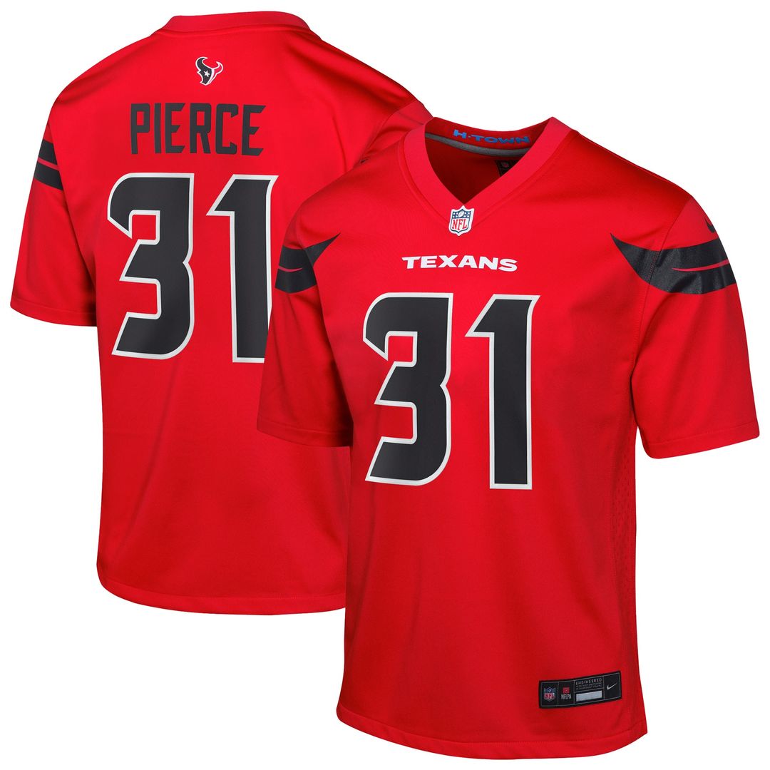 Dameon Pierce Houston Texans Youth Game Jersey - Navy