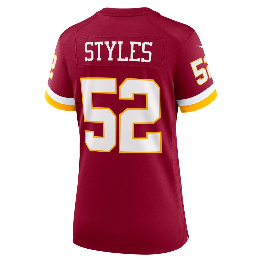 Sonny Styles Washington Commanders Women's Game Super Bowl Era Jersey - White