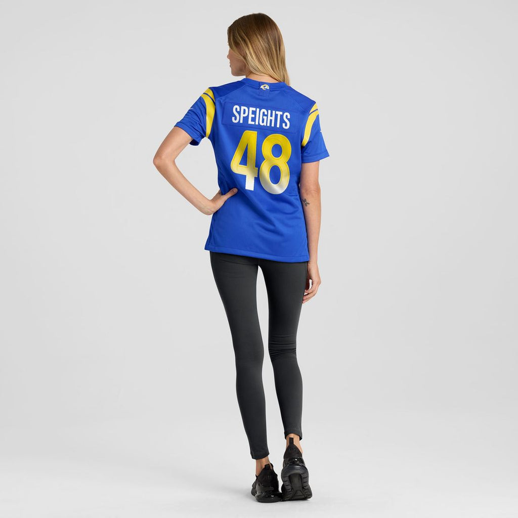 Omar Speights Los Angeles Rams Women's Game Jersey - Royal