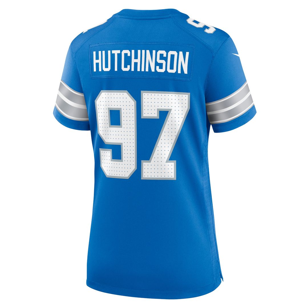 Aidan Hutchinson Detroit Lions Women's Game Jersey - Blue