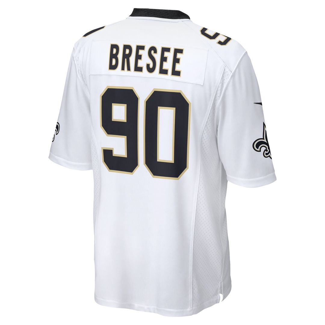 Bryan Bresee New Orleans Saints Game Jersey - White