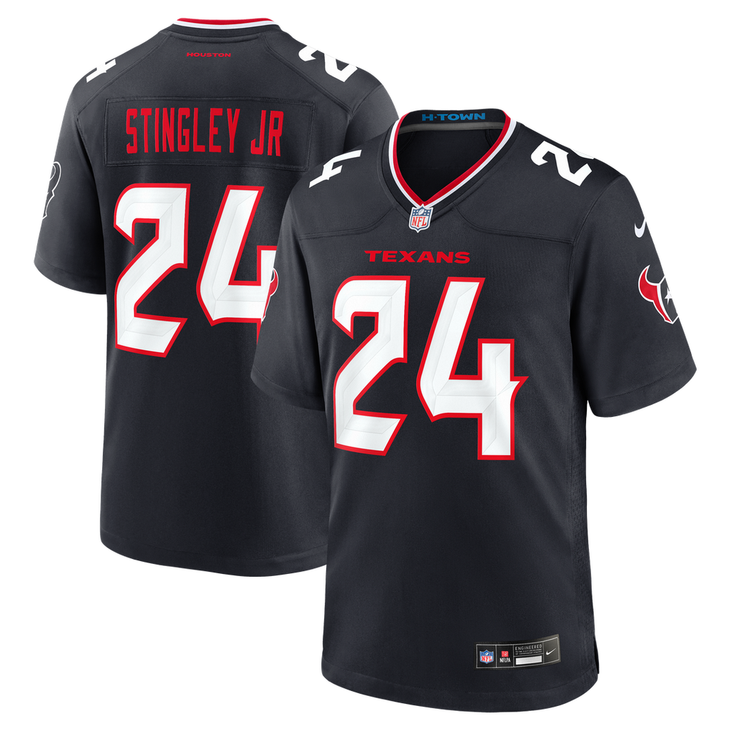 Derek Stingley Jr. Houston Texans Game Jersey - Navy