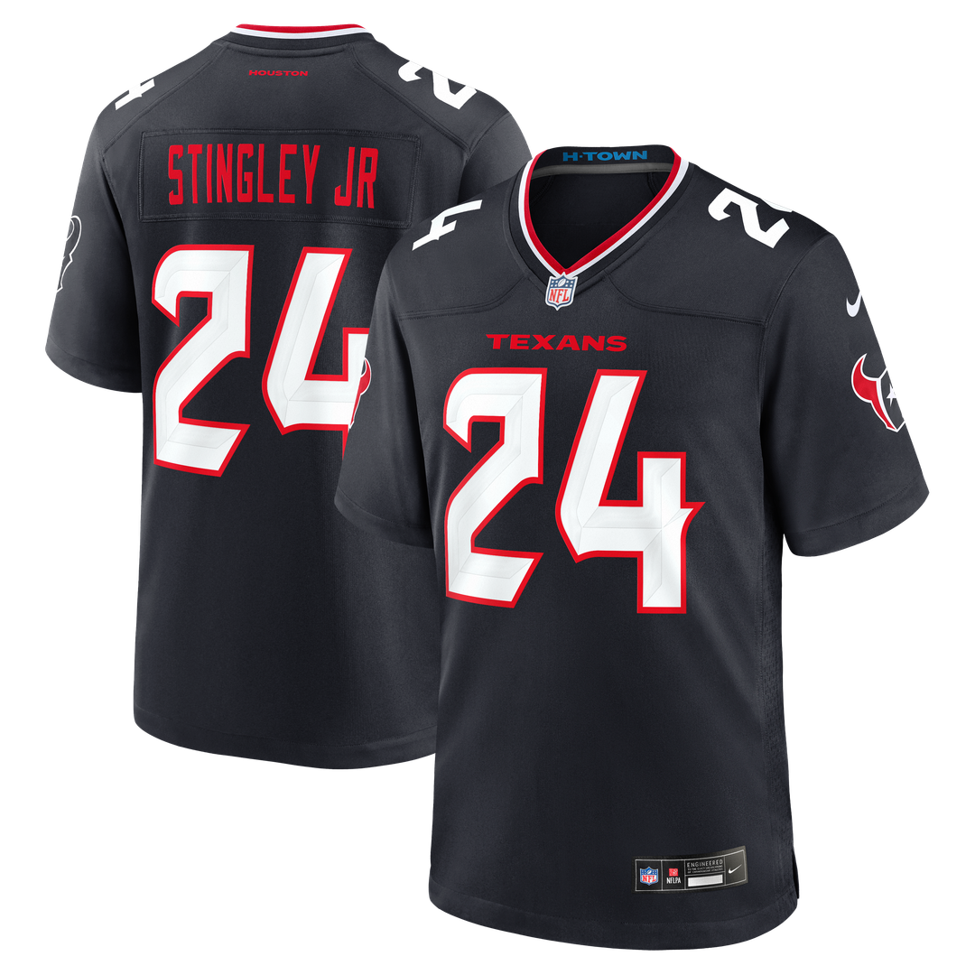 Derek Stingley Jr. Houston Texans Game Jersey - Navy
