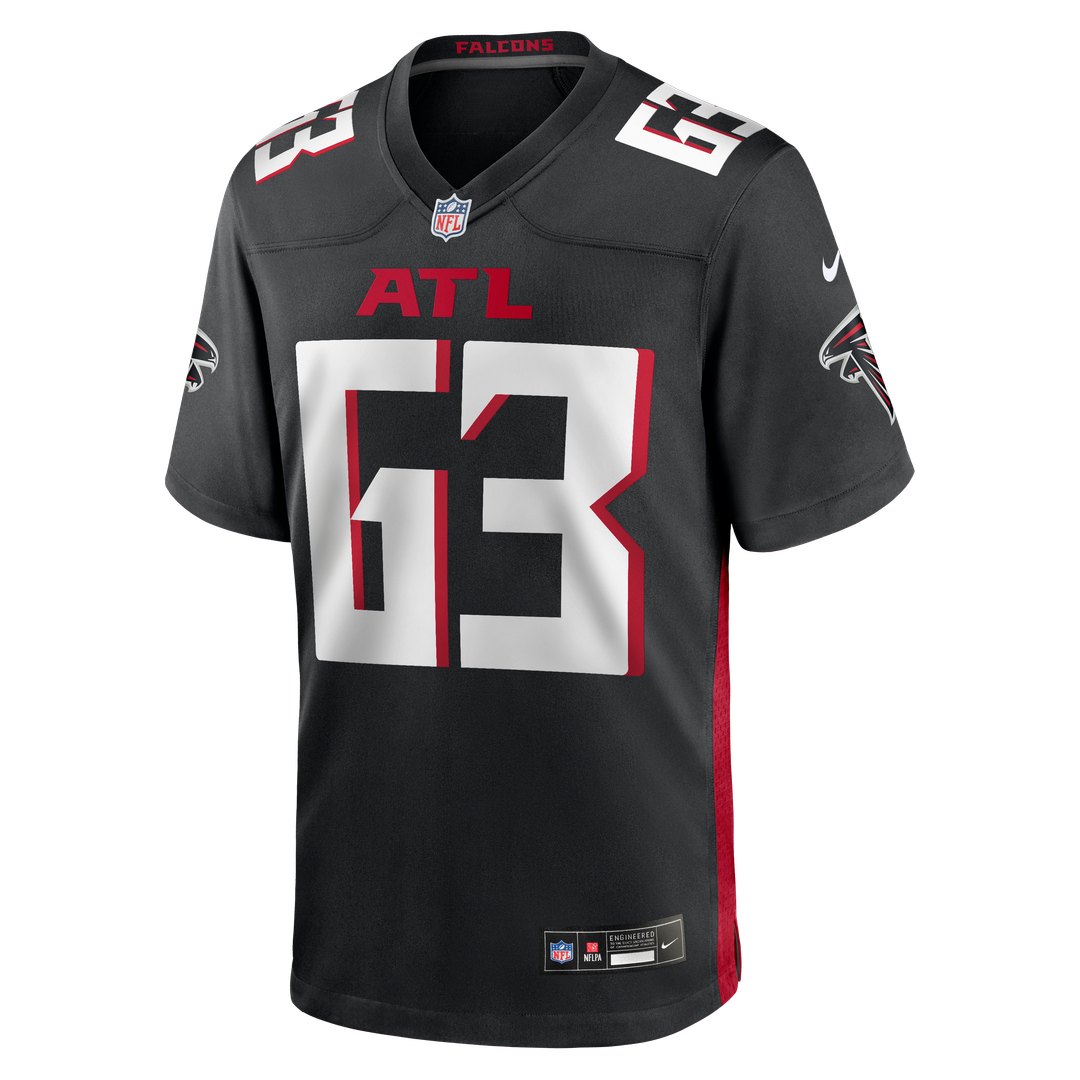 Chris Lindstrom Atlanta Falcons Game Jersey - Black