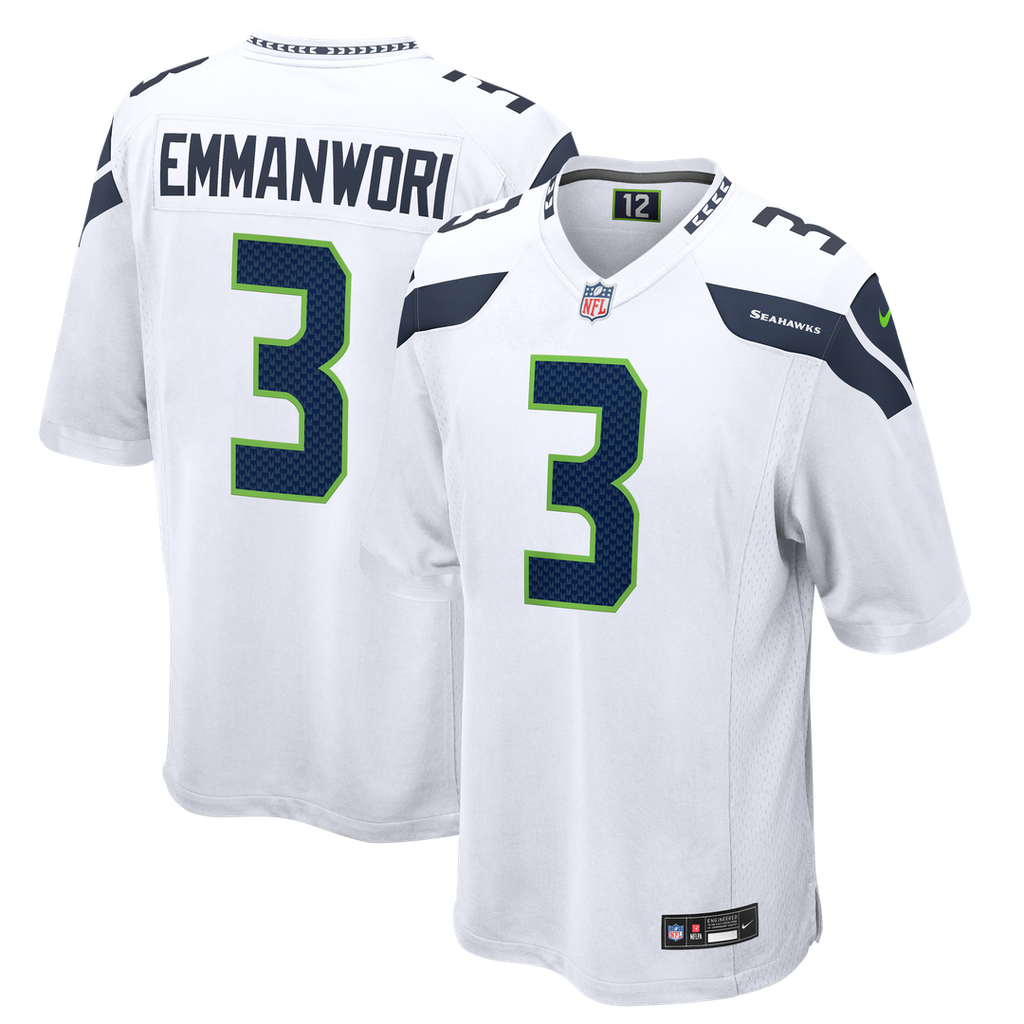 Nick Emmanwori Seattle Seahawks Game Jersey - White