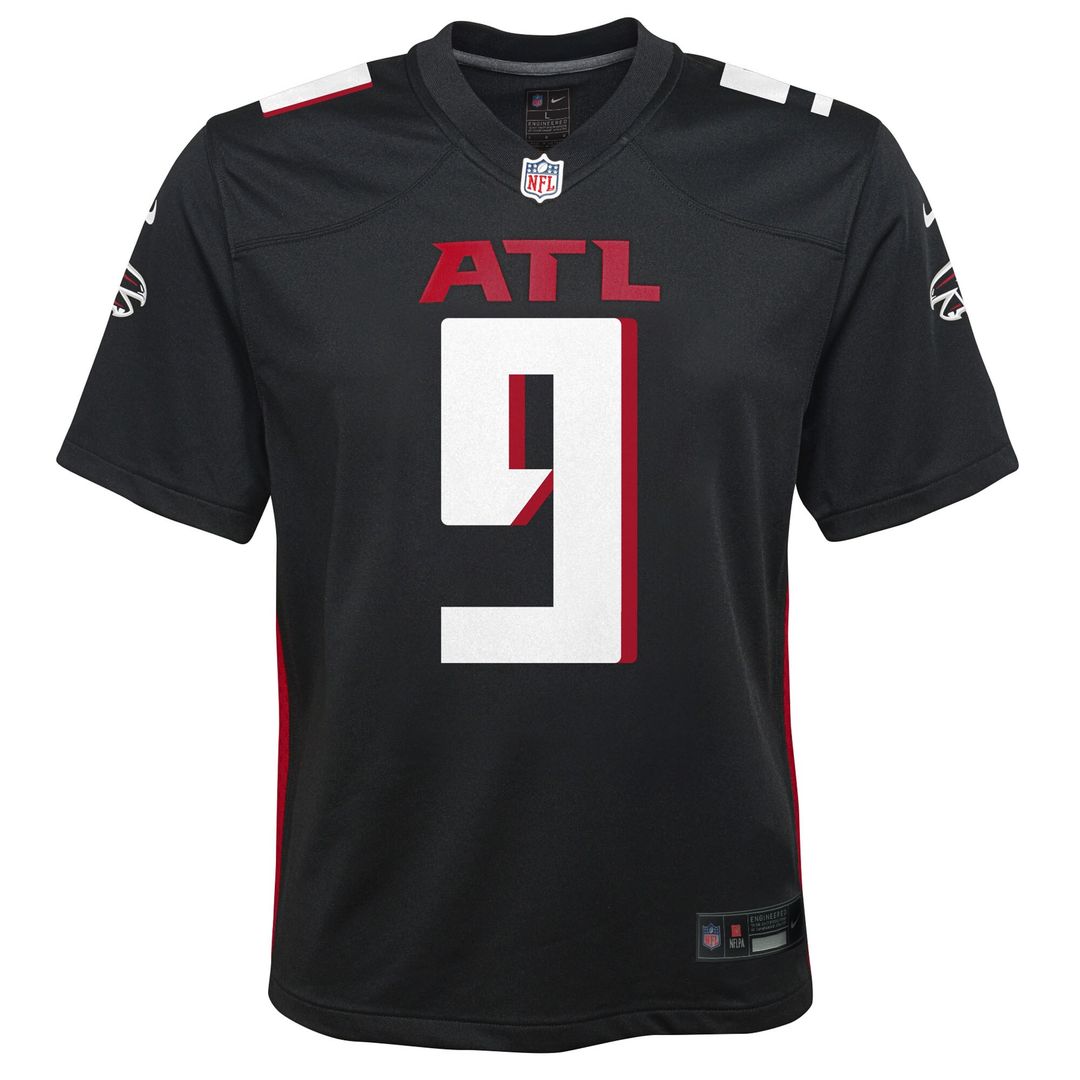 Michael Penix Jr. Atlanta Falcons Youth Team Game Jersey - Black