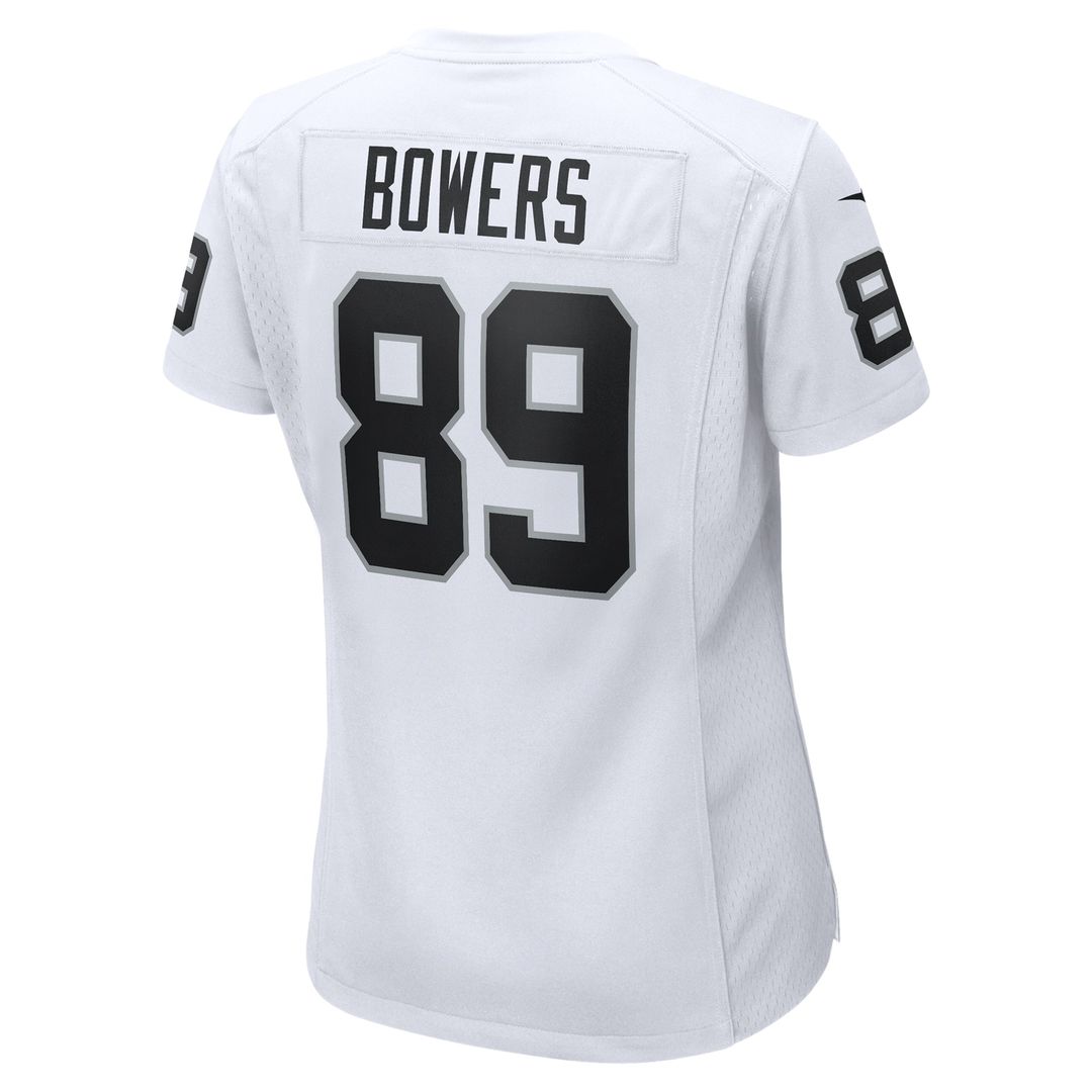 Brock Bowers Las Vegas Raiders Women's Game Jersey - White
