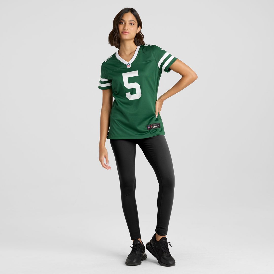 Garrett Wilson New York Jets Women's Game Jersey - Legacy Green