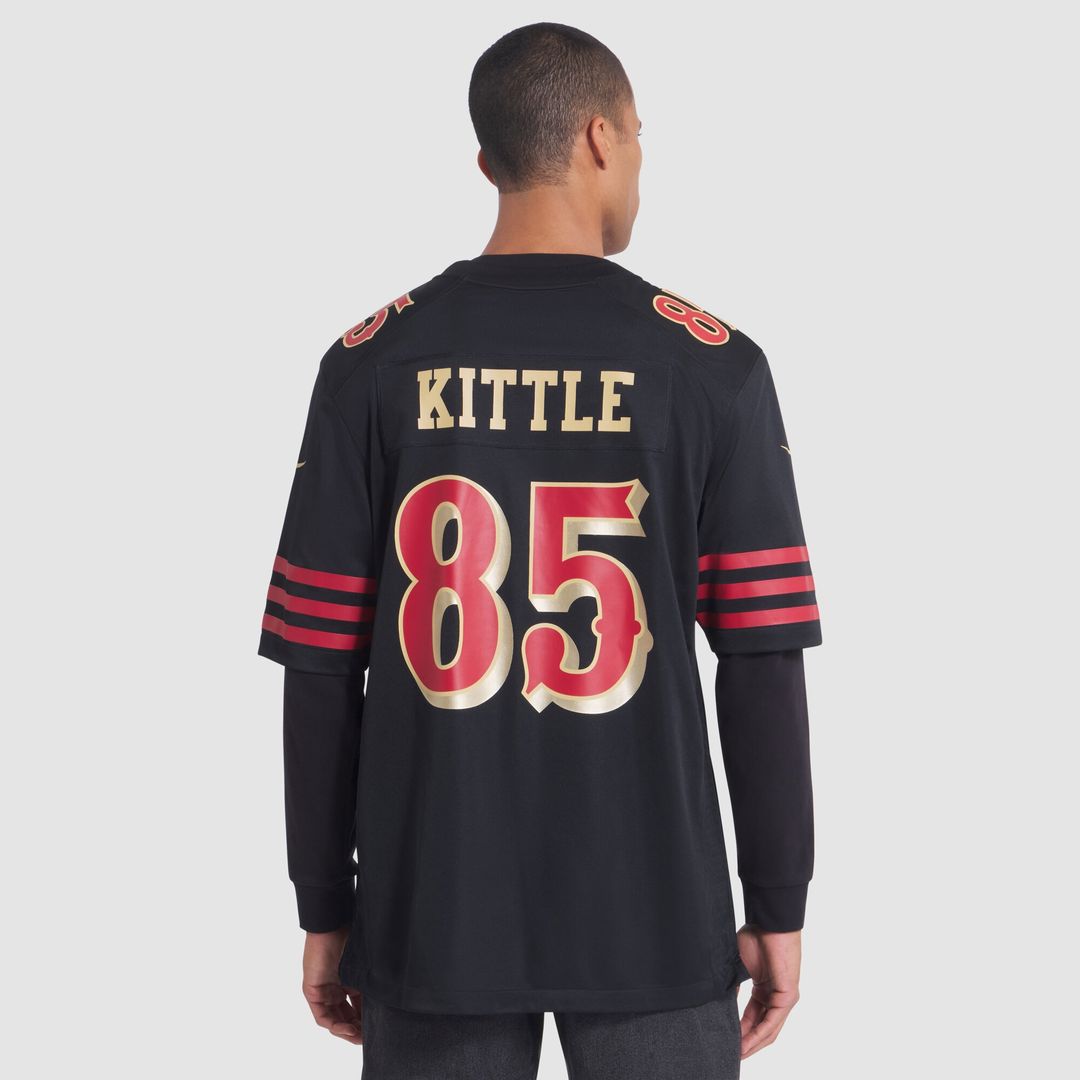 George Kittle San Francisco 49ers 2025 Rivalries Collection Game Jersey - Black