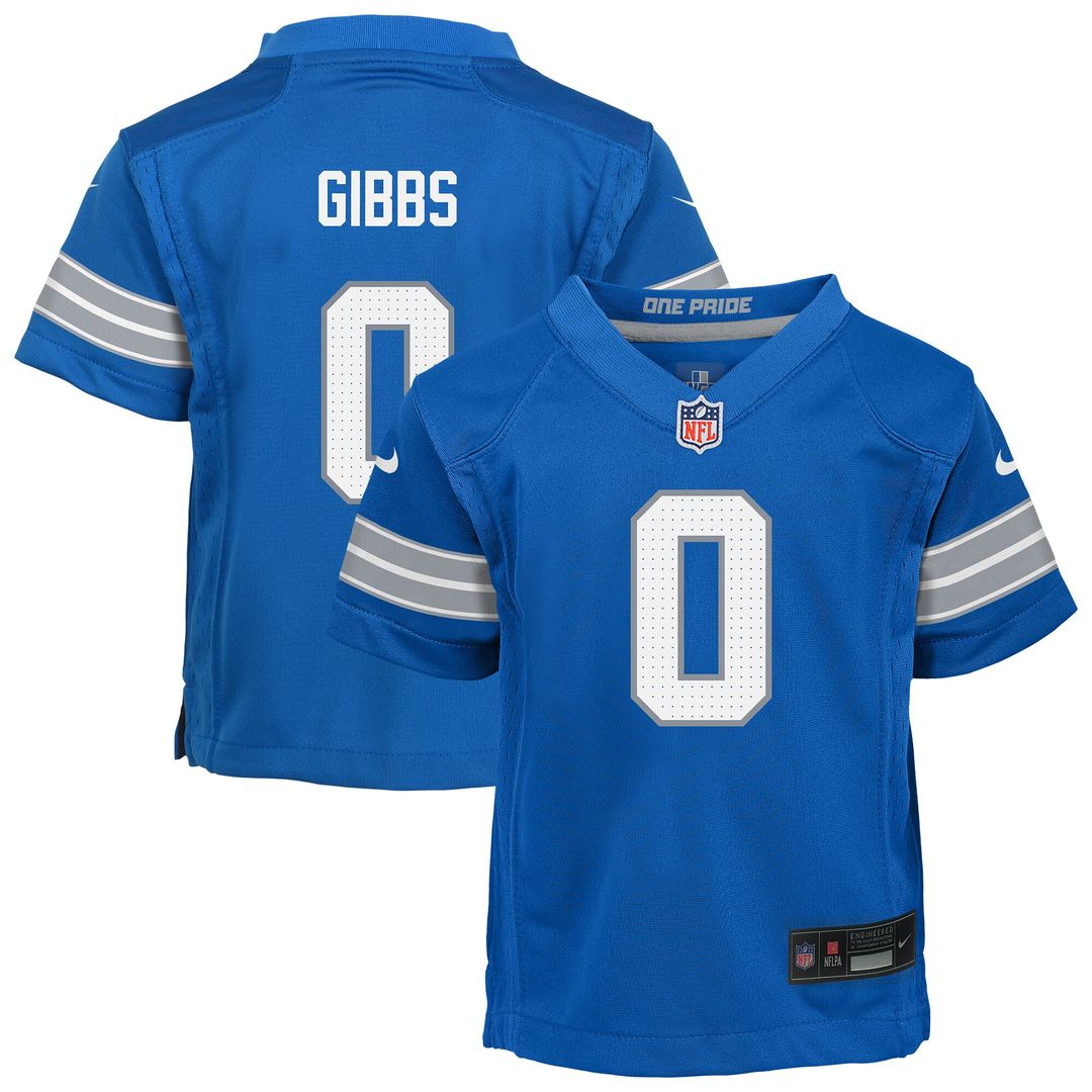 Jahmyr Gibbs Detroit Lions Infant Team Player Game Jersey - Blue