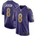 Lamar Jackson Baltimore Ravens Alternate Game Jersey - Purple