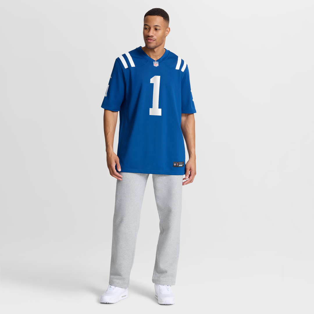 Ahmad Sauce Gardner Indianapolis Colts Nike Alternate 2 Indiana Nights Game Jersey -  Heather Royal