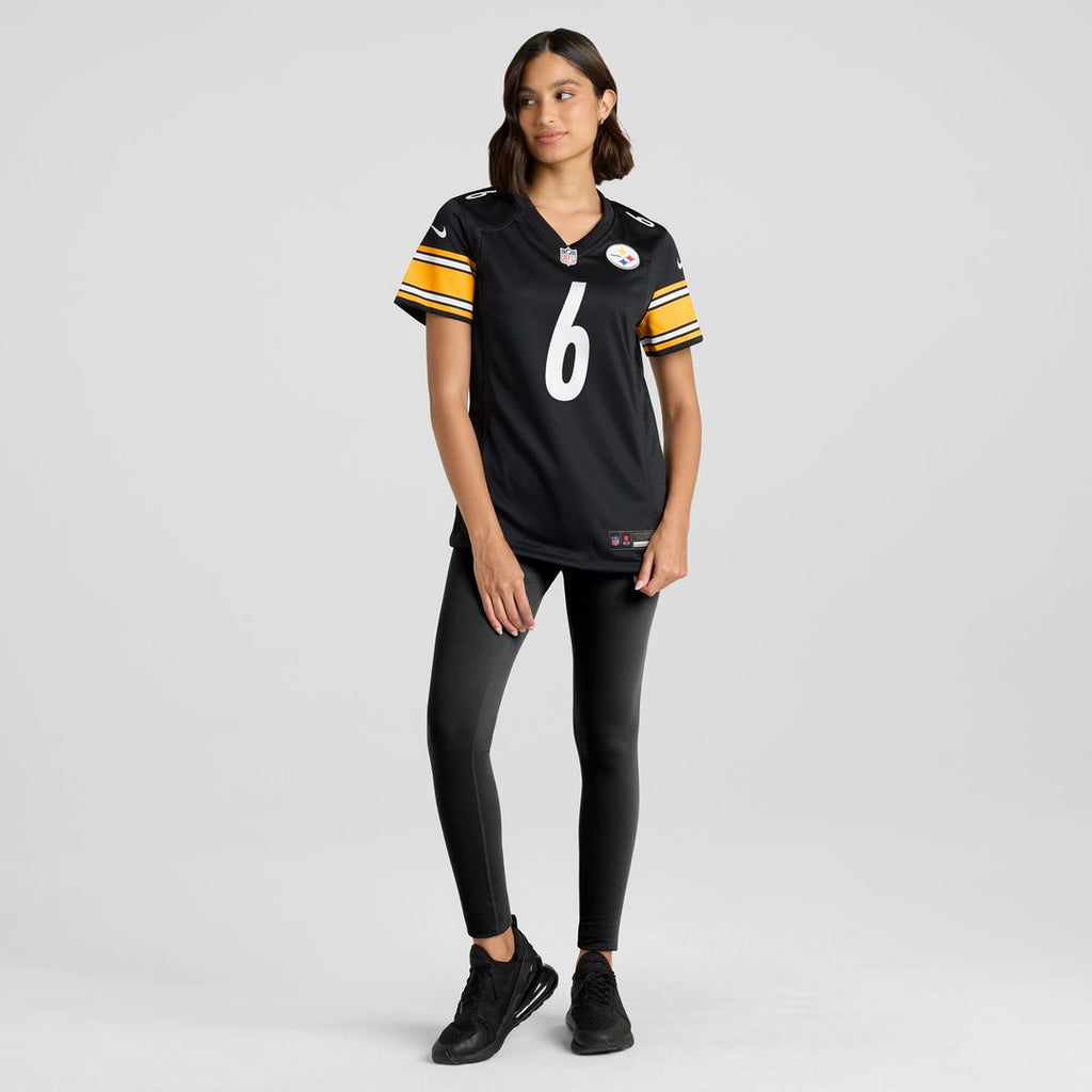 Patrick Queen Pittsburgh Steelers Women's Team Game Jersey - Black