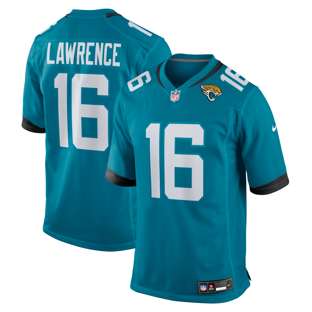 Trevor Lawrence Jacksonville Jaguars Game Jersey - Teal