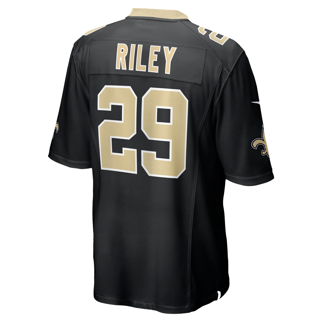 Quincy Riley New Orleans Saints Team Game Jersey - Black