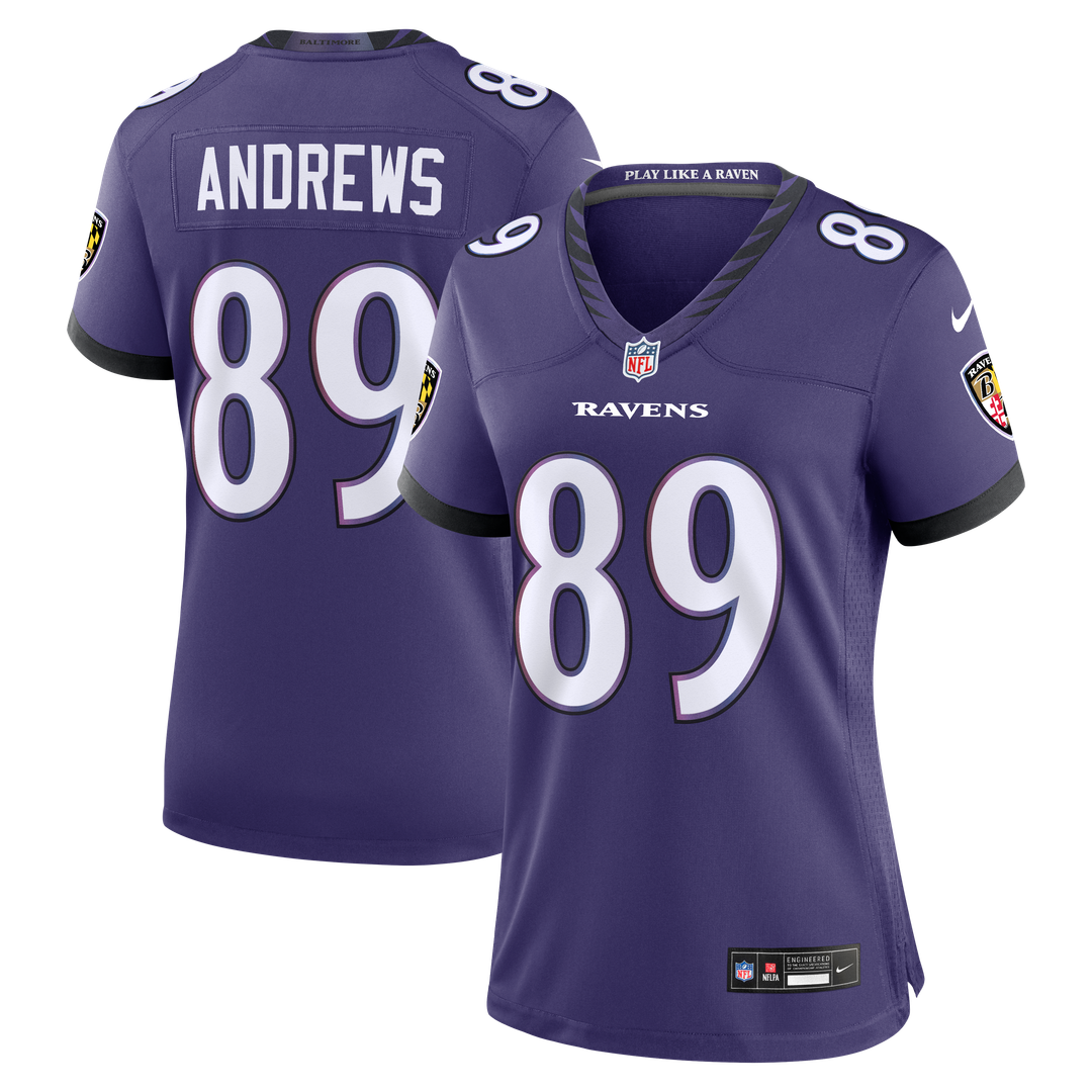 Mark Andrews Baltimore Ravens Women's Team Game Jersey - Purple