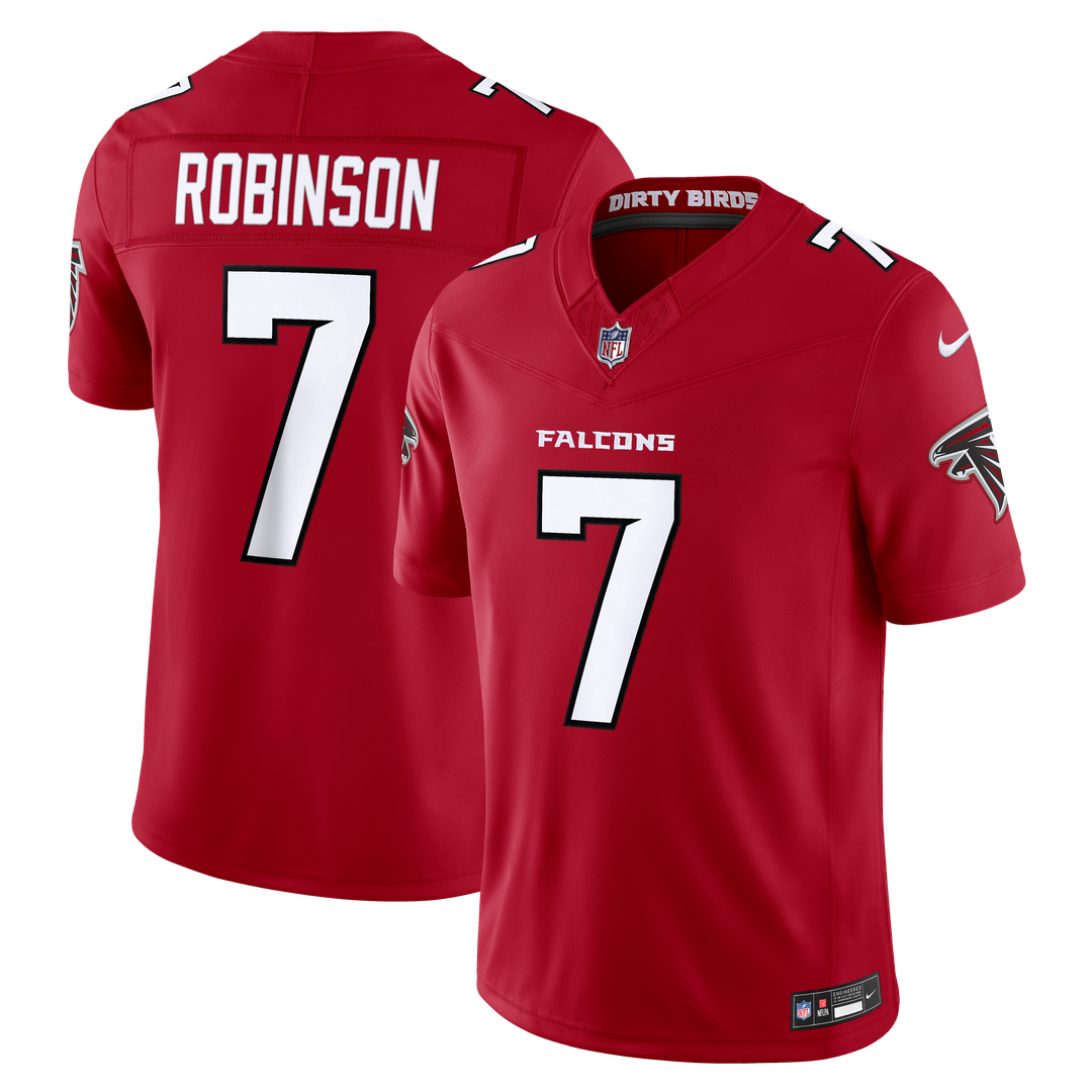 Bijan Robinson Atlanta Falcons Vapor F.U.S.E. Stitched Limited Jersey - Red
