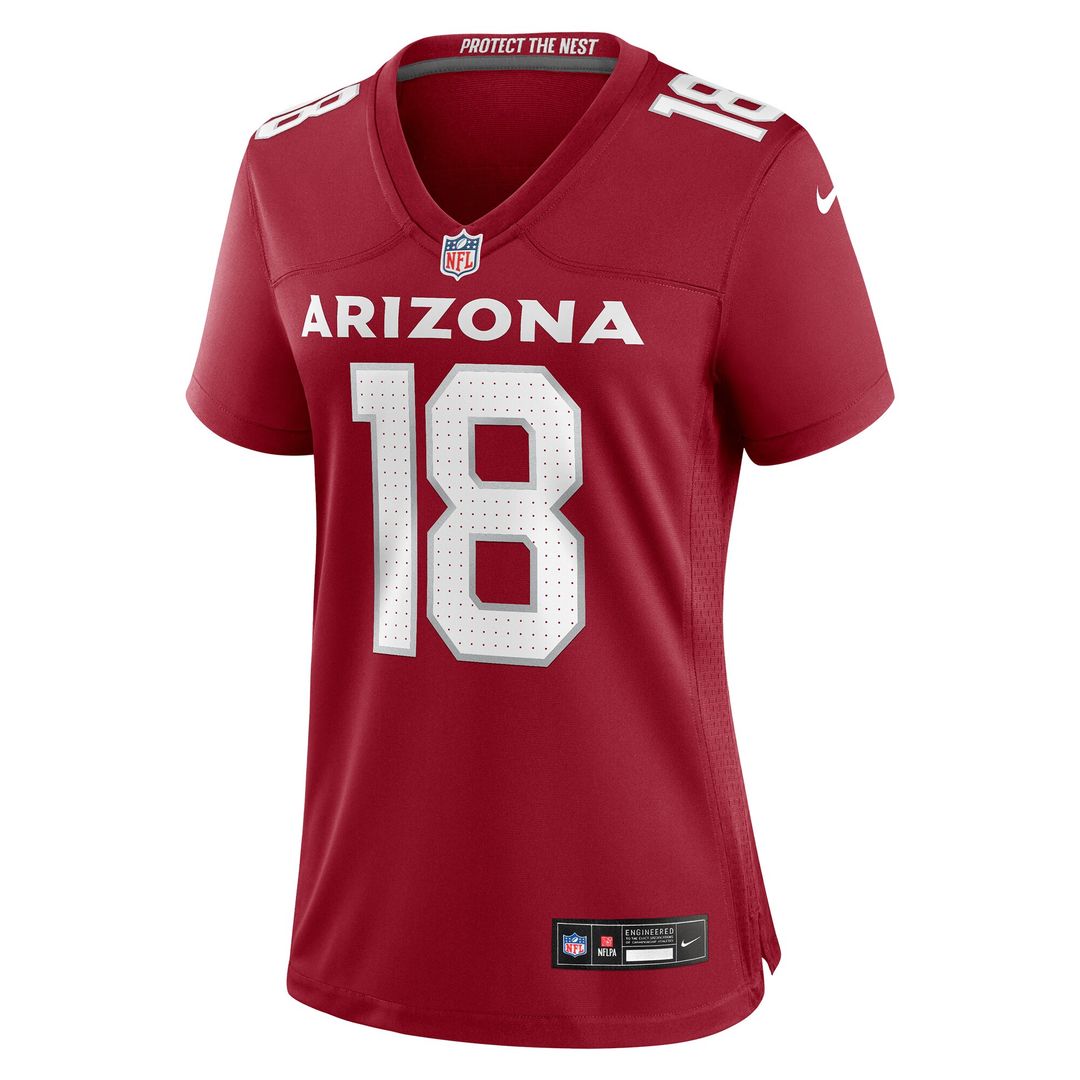 Marvin Harrison Jr. Arizona Cardinals Women's Player Game Jersey - Cardinal