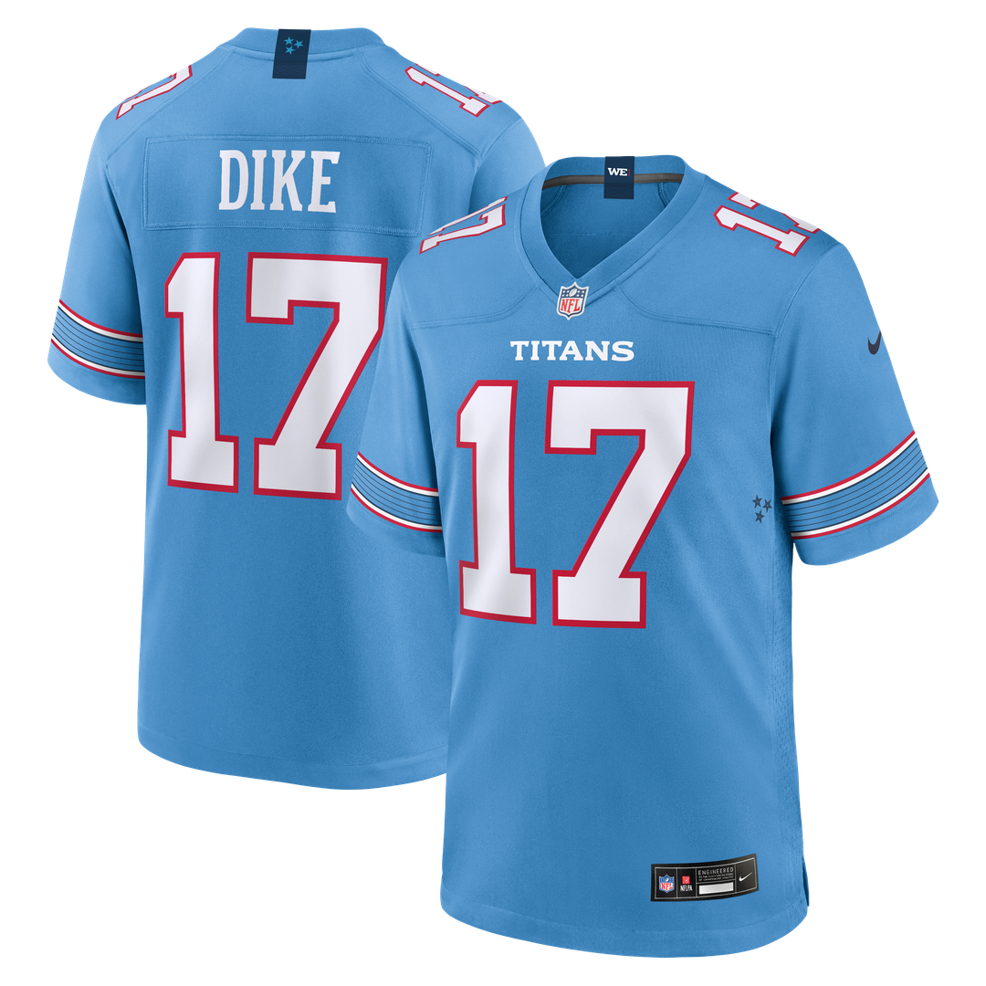 Chimere Dike Tennessee Titans Game Jersey - White