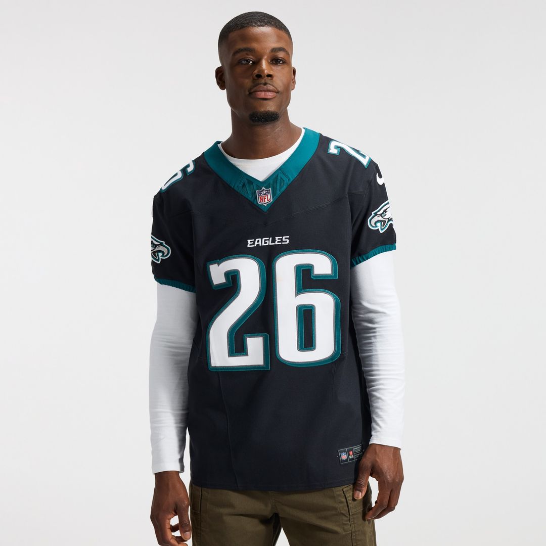 Saquon Barkley Philadelphia Eagles Alternate Vapor F.U.S.E. Elite Jersey - Black