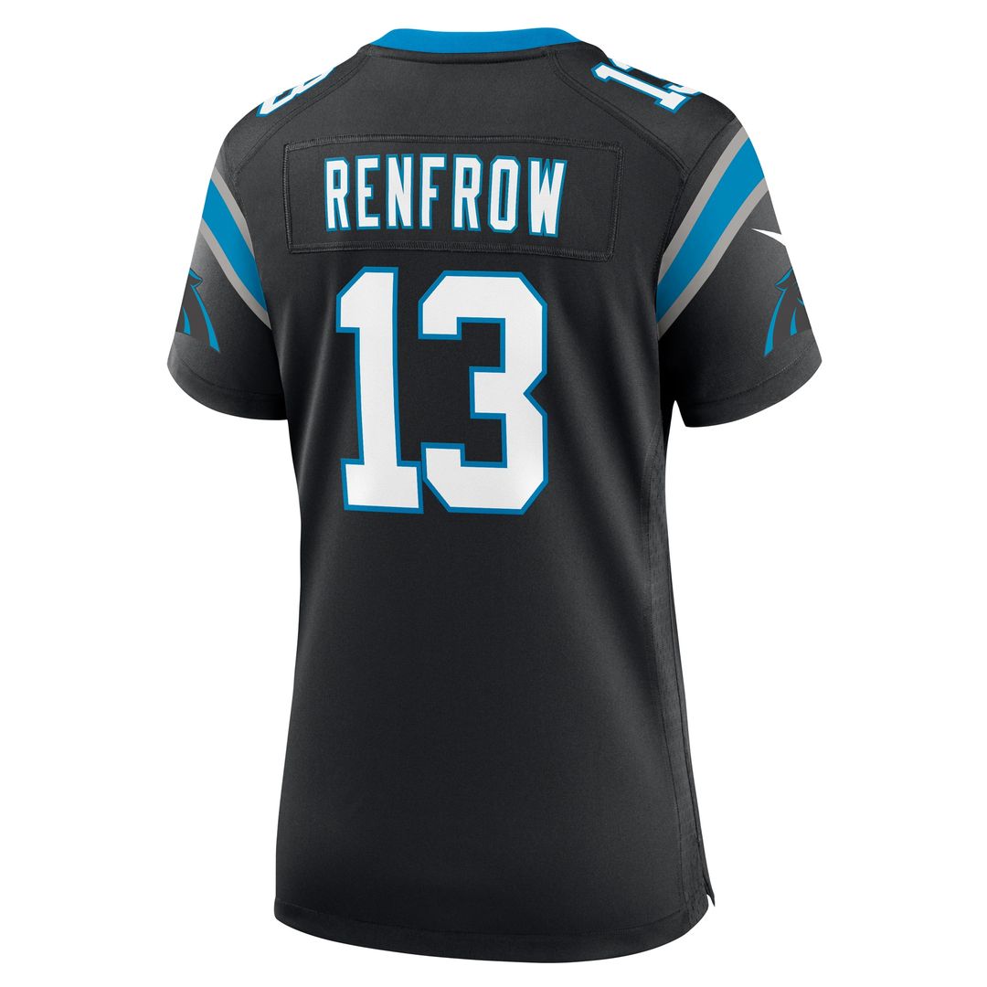 Hunter Renfrow Carolina Panthers Women's Team Game Jersey - Black