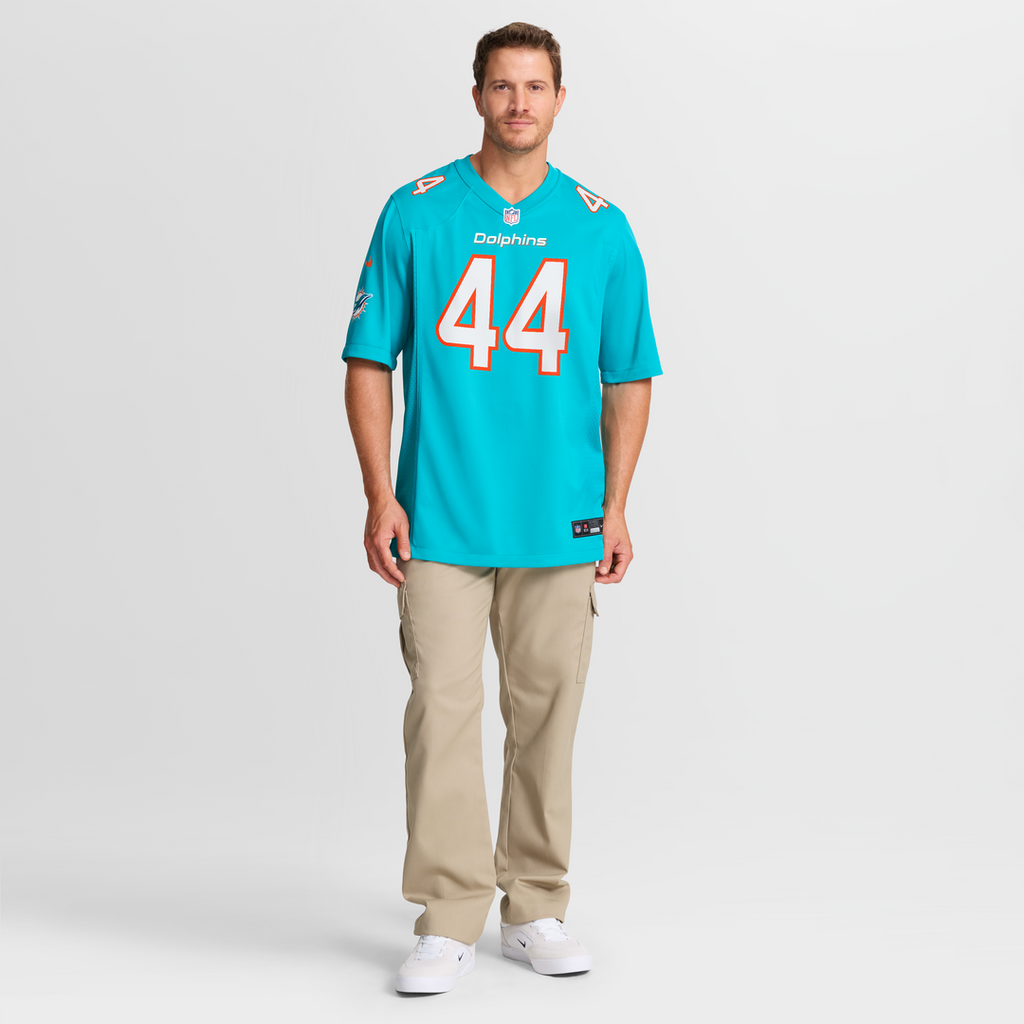 Chop Robinson Miami Dolphins Game Jersey - Aqua