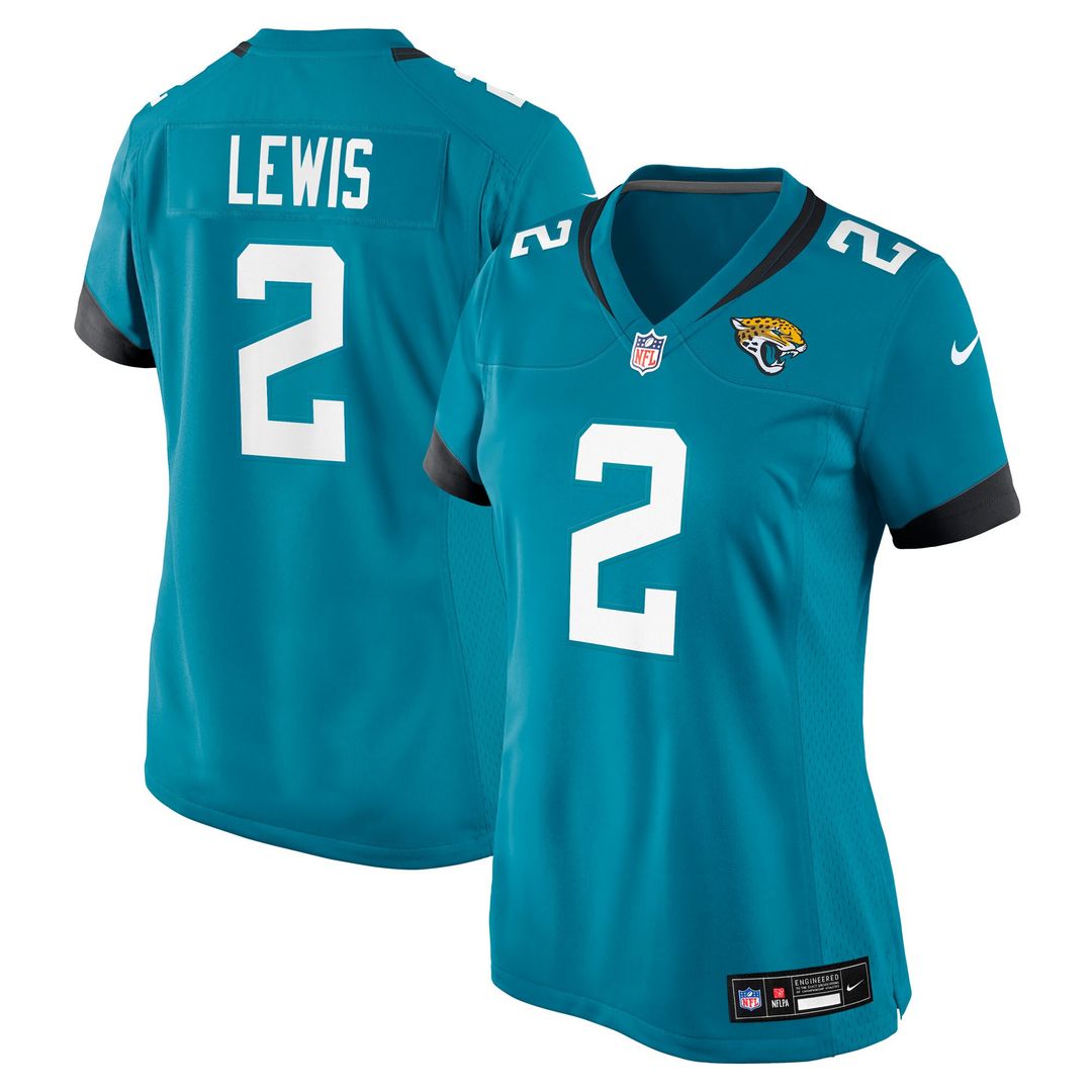 Jourdan Lewis Jacksonville Jaguars Women's Team Game Jersey - Teal