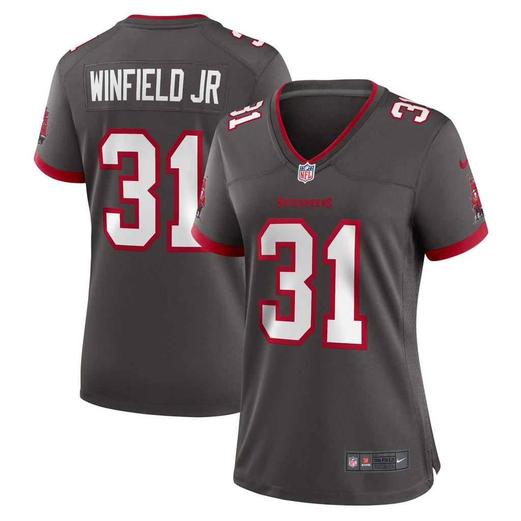 Antoine Winfield Jr. Tampa Bay Buccaneers Women's Game Jersey - Pewter