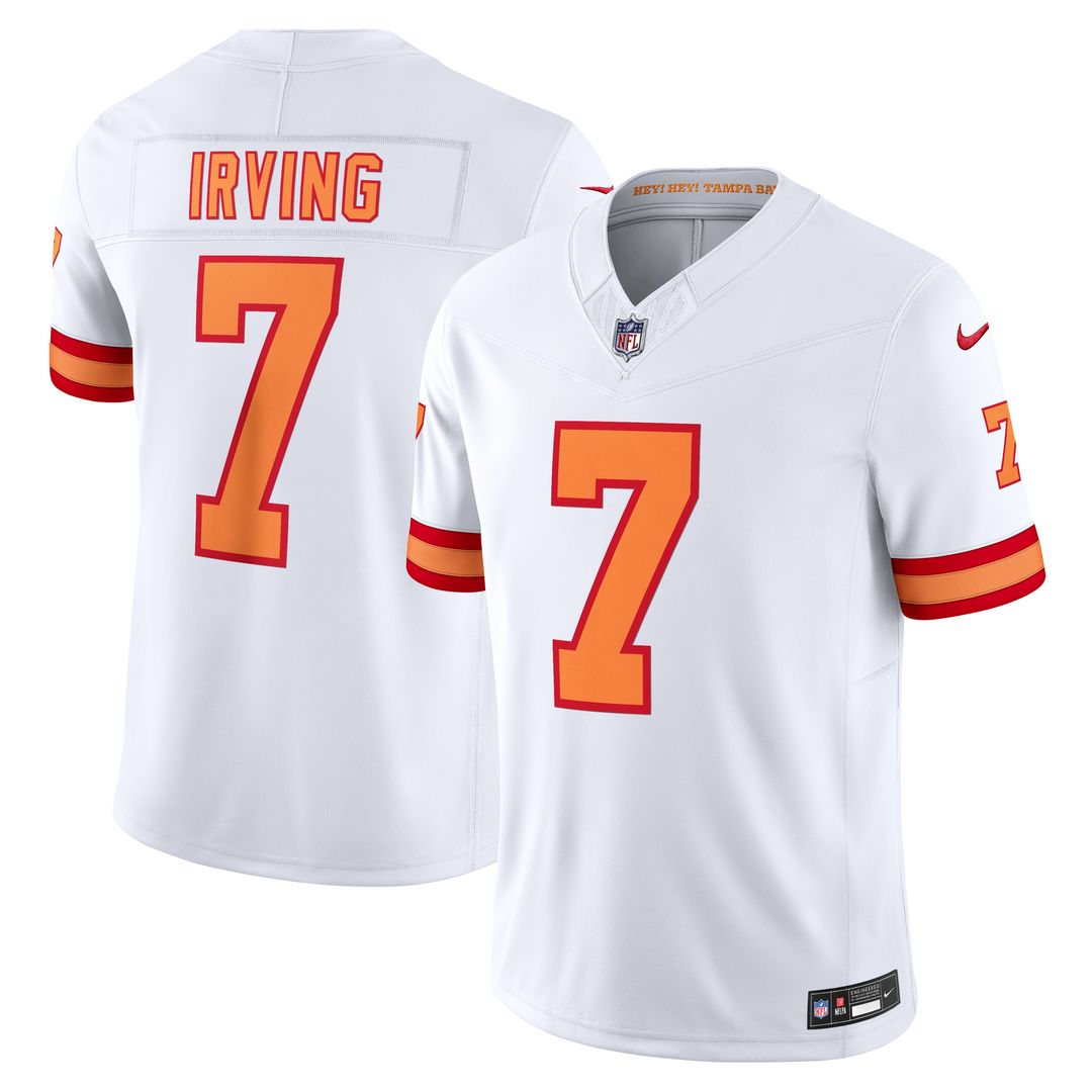 Bucky Irving '76 Tampa Bay Buccaneers Vapor F.U.S.E. Player Limited Jersey - White