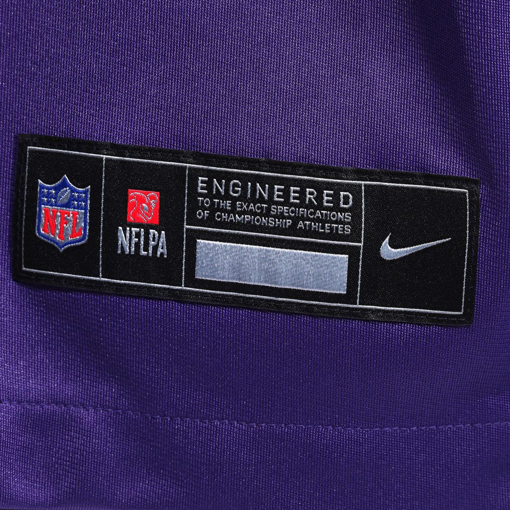 Joe Huber Minnesota Vikings Team Game Jersey - Purple