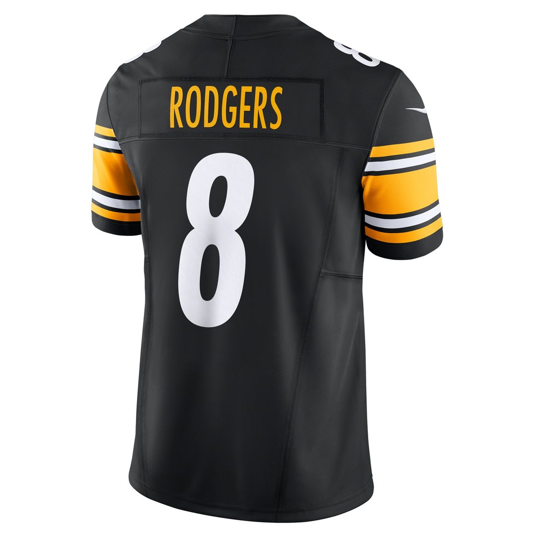 Aaron Rodgers Pittsburgh Steelers Team Vapor F.U.S.E. Limited Jersey - Black