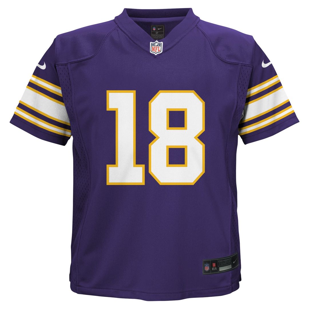 Justin Jefferson Minnesota Vikings Infant Alternate Player Game Jersey - Purple