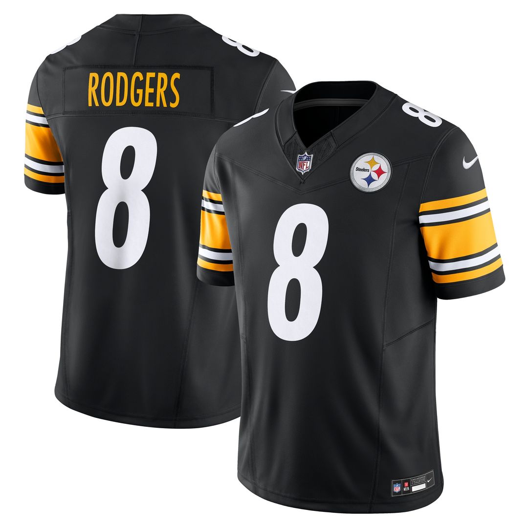 Aaron Rodgers Pittsburgh Steelers Team Vapor F.U.S.E. Limited Jersey - Black